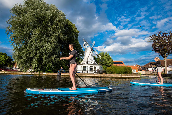 Paddling at Horning