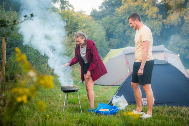 Back to basics camping at Salhouse Broad