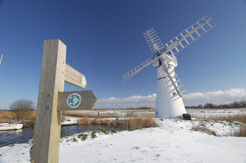 Thurne Mill winter