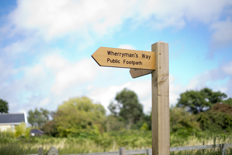 Wherryman's Way Chedgrave © Broads Authority