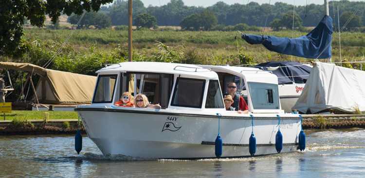 Cruiser on the Broads