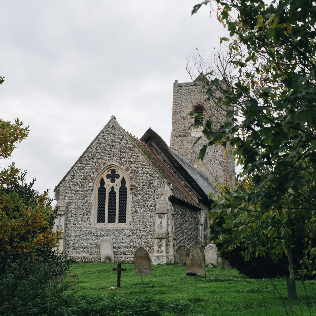 Saint Andrews Church on a grey day