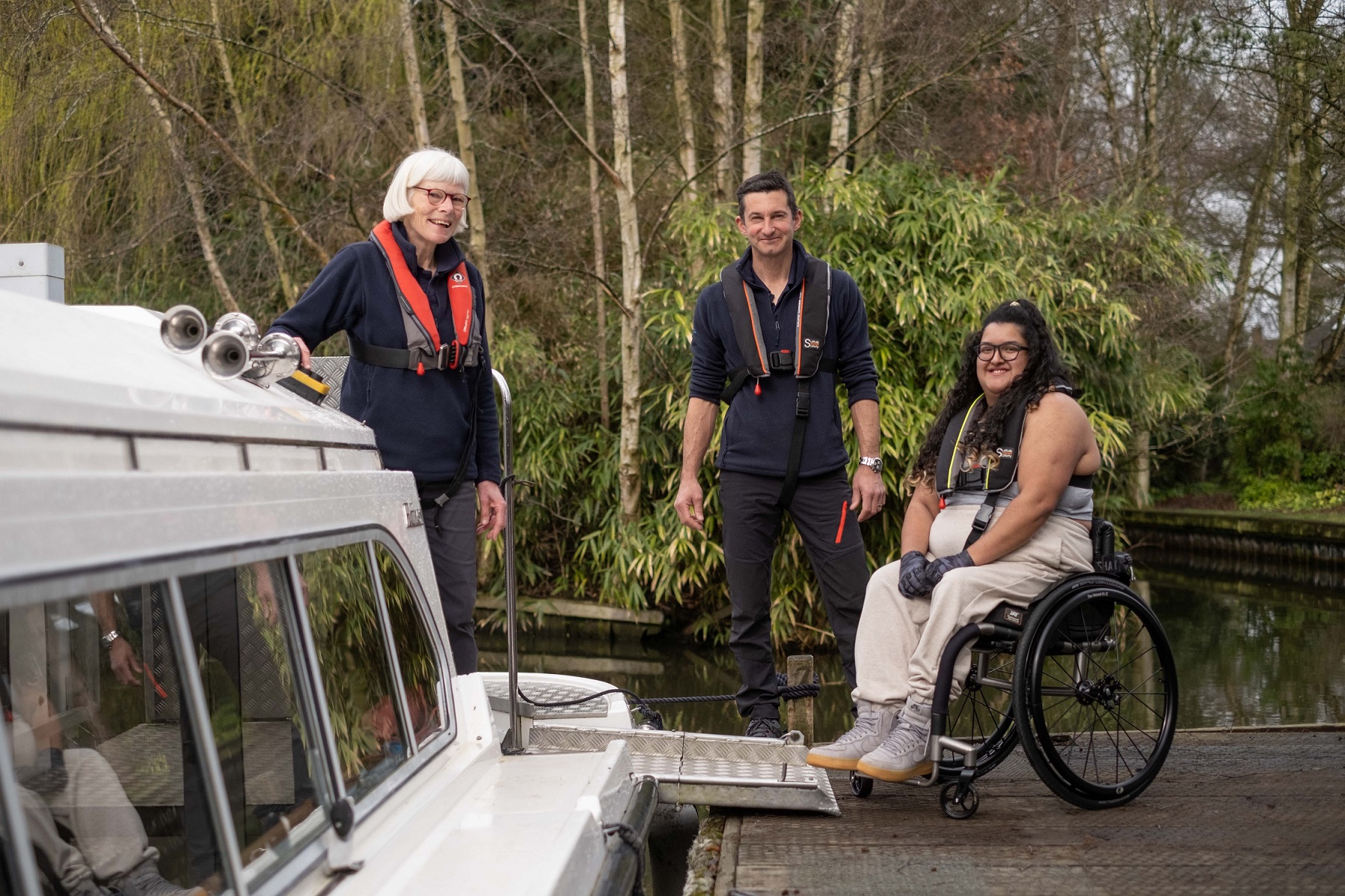 Accessible boat trips with the Nancy Oldfield Trust