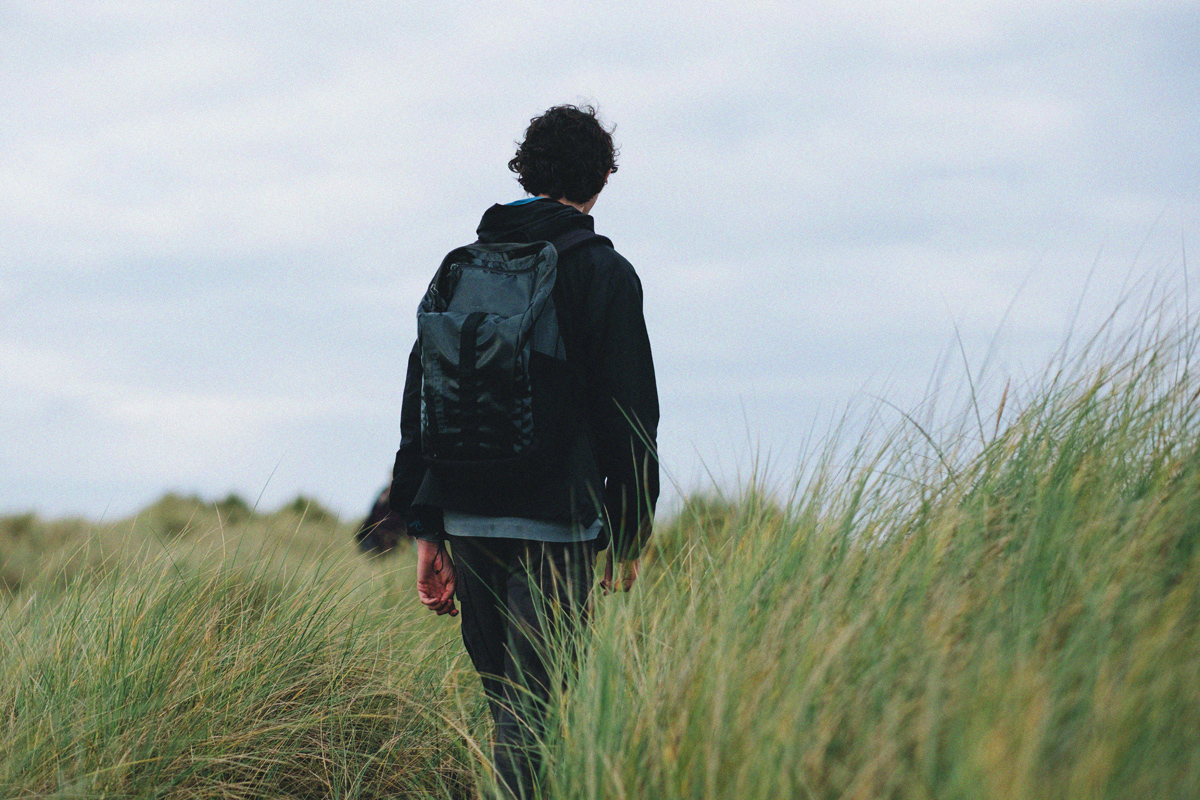 walking over horsey dunes