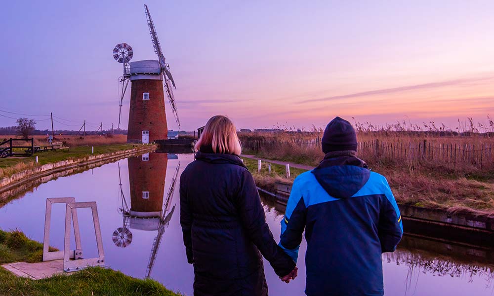 Horsey Windpump at sunset