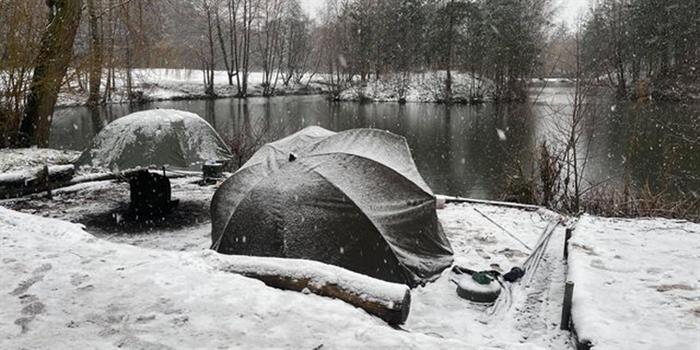 Winter angling at Cobbleacre, well-stocked fishing lake at Cobbleacre