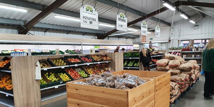 The farm shop at AG Meale
