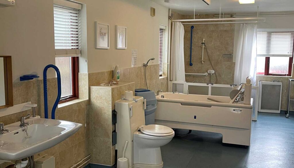 Wheelchair accessible holiday accommodation interior