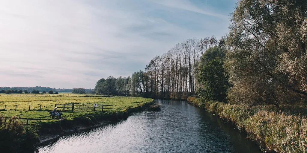 The river between Beccles and Geldeston