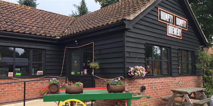 Humpty Dumpty Brewery exterior in Reedham Norfolk