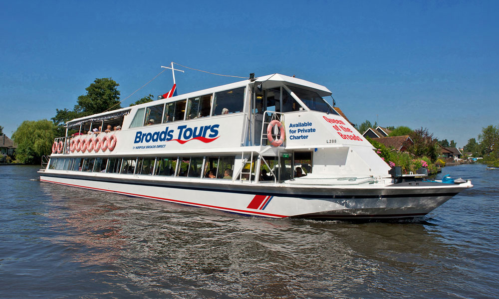 The Queen of the Broads boat trip