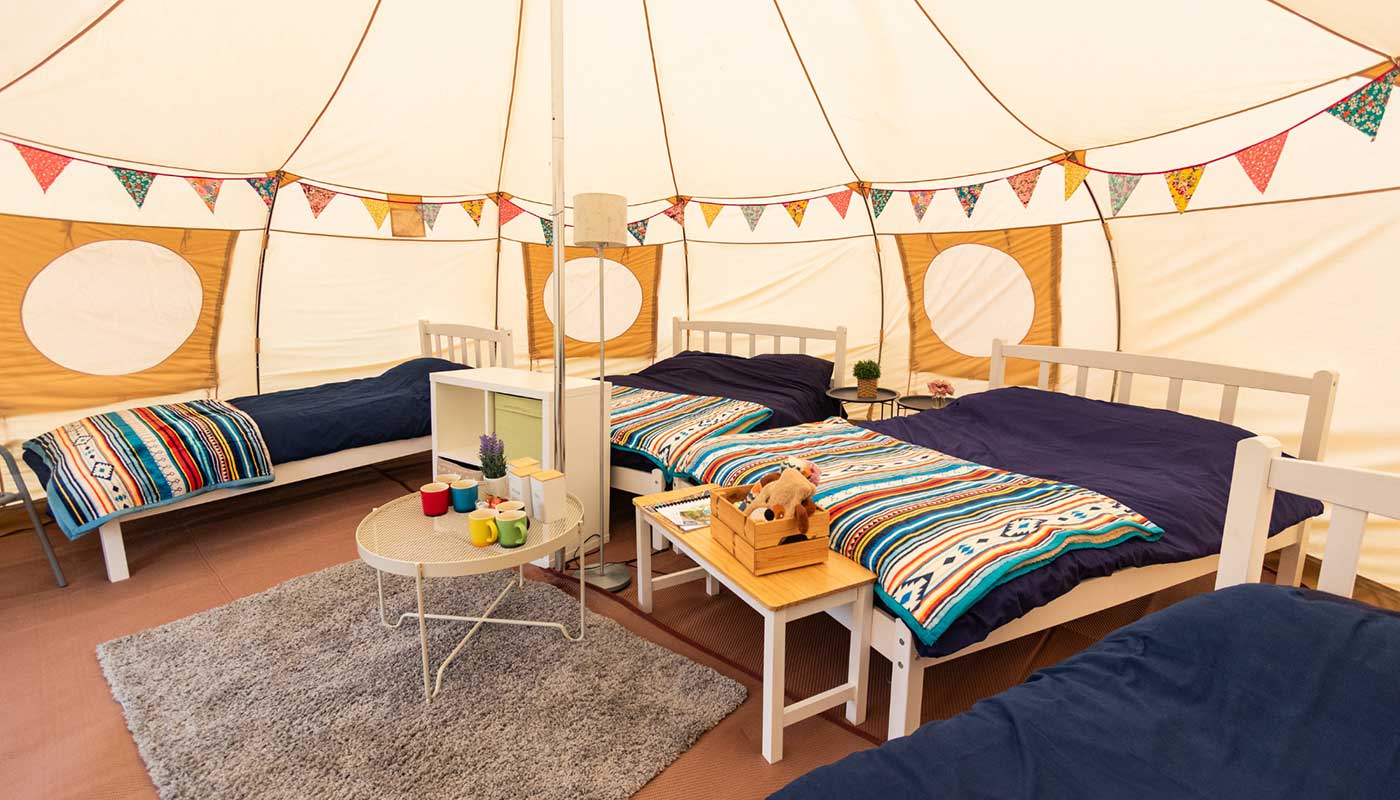 Camping and Glamping at Wroxham Barns