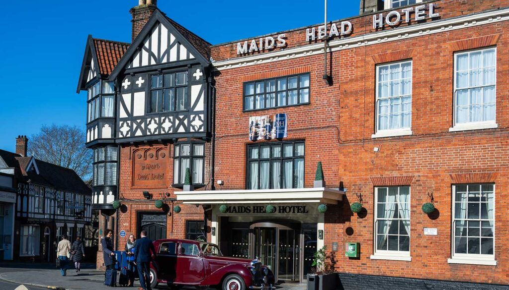 The Maids Head Hotel in Tombland Norwich