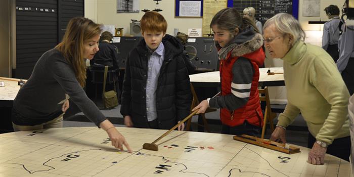 Visitors exploring exhibits at RAF Radar Museum Norfolk