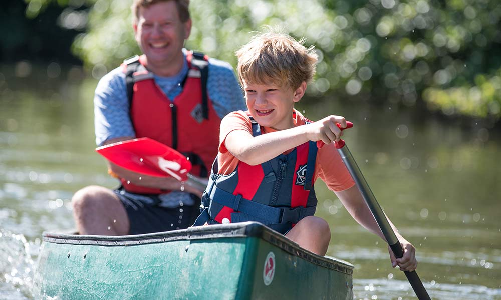 Paddle fun in the Broads