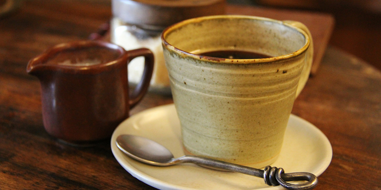Cup of cofee with cream