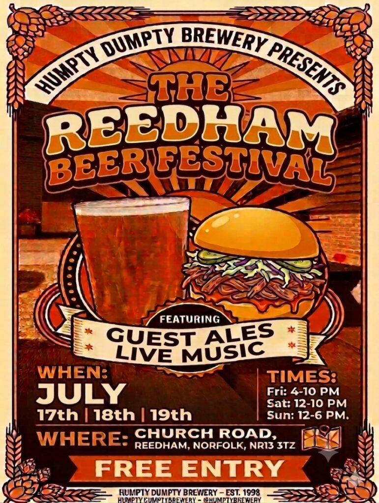 Reedham Beer Festival flyer