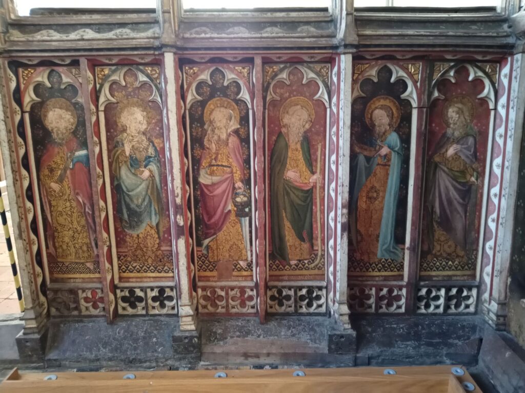 Rood screen at St Helen's Church, Ranworth