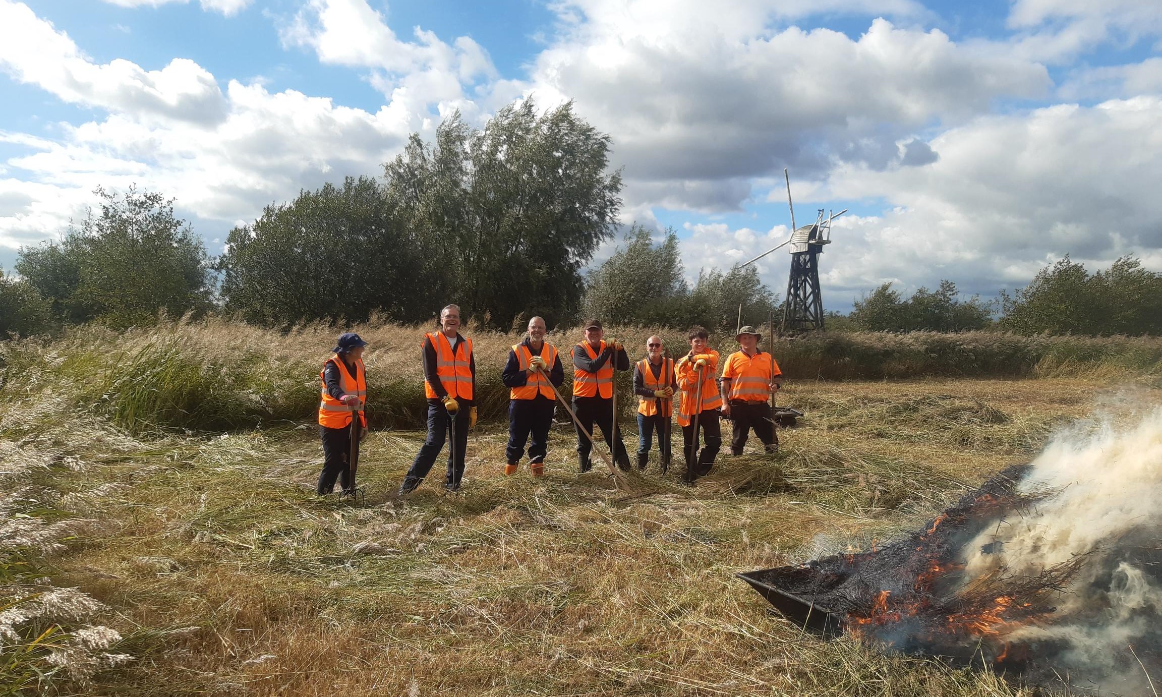 Broads Authority Volunteer Action Day - Reedham Marshes